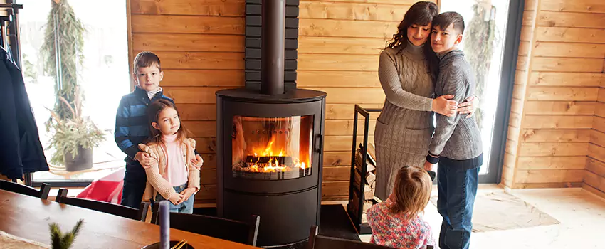 Morso Cast Iron Fireplace Insert Installation in North Babylon, New York